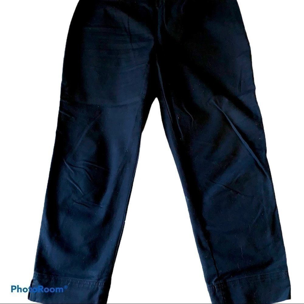 Ellen Tracy black cropped pants size 8